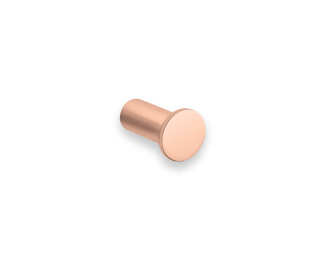 Single towel hook / rose gold finish