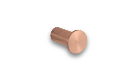 Single towel hook / rose gold brushed