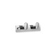 Rack - 2 towel hooks (bean-shaped) / chrome #1