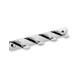Towel rack - 4 flat towel hooks / chrome #1