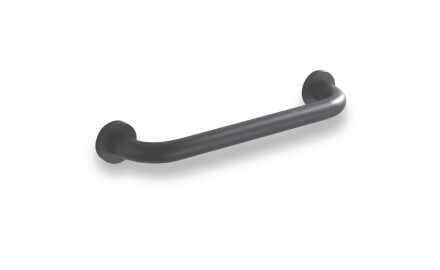 Bathroom handle, Ø25, straight, 30 / matte black