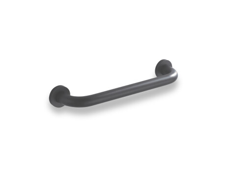 Bathroom handle, Ø25, straight, 30 / matte black