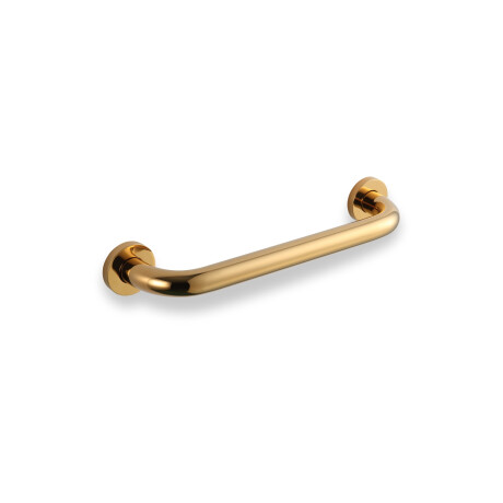 Bathroom handle, Ø25, straight, 30 / glossy gold #1