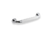 Bathroom Grab Bar Ø25, Straight 30 / White Non-Slip Cap / Chrome
