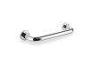 Bathroom handle, Ø25, straight, 30 / chrome