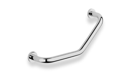 Ø25 Angled Bathroom Handle / Chrome