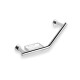 Ø25 Angled Bathroom Towel Rack with Basket / Chrome #1