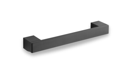 Straight bathroom handle, 28 cm / matte black