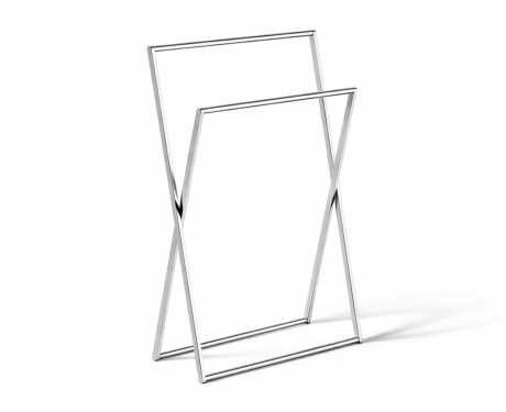 Double Towel Rack / Foldable / Chrome