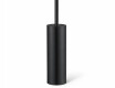 Freestanding, self-centering toilet brush / matte black