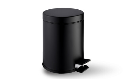 STANDARD Round 3 L Pedal Bin, Soft Close / Matte Black