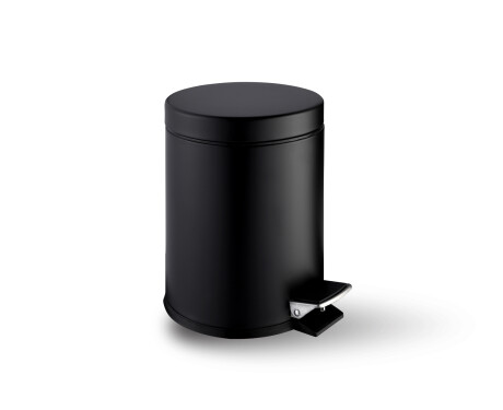 STANDARD Round 3 L Pedal Bin, Soft Close / Matte Black