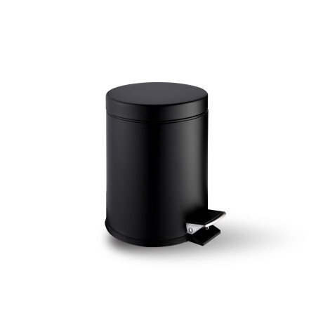 STANDARD Round 3 L Pedal Bin, Soft Close / Matte Black #1