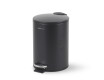 BUDGET Round 3 L Pedal Bin, Soft Close / Matte Black Steel