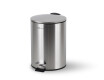 BUDGET Round 3 L Pedal Bin, Soft Close / Satin Stainless Steel