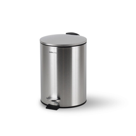 BUDGET Round 3 L Pedal Bin, Soft Close / Satin Stainless Steel #1