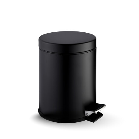 STANDARD Round 5 L Pedal Bin, Soft Close / Matte Black #1