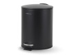 BUDGET Round 5 L Pedal Bin, Soft Close / Matte Black Steel