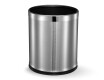 9-liter open basket / removable housing / brushed steel, polished steel rim