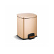 PREMIUM Rectangular 5 L Pedal Bin, Soft Close / Champagne #1
