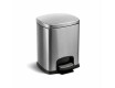 PREMIUM Rectangular 5 L Pedal Bin, Soft-Close / Satin Stainless Steel