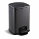 PREMIUM Rectangular Pedal Bin, 20 L, Soft-Close / Matte Black #1