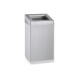 49-liter trash can with open lid, R10 series / brushed stainless steel #1