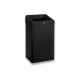 49-liter trash can with open lid, R1 series / matte black stainless steel #1
