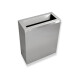 25L Trash Can, Lid with Opening / Brushed Stainless Steel #1