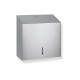 Square toilet paper dispenser for rolls up to Ø19 cm, R1 series / brushed steel #1
