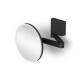 5x magnifying cosmetic mirror, round, LED-backlit, smooth light color adjustment, tiltable, dual-arm / matte black #1