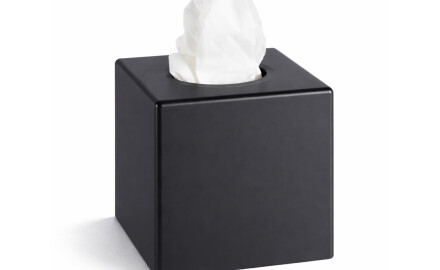 Tissue Dispenser - Cube / Matte Black ABS