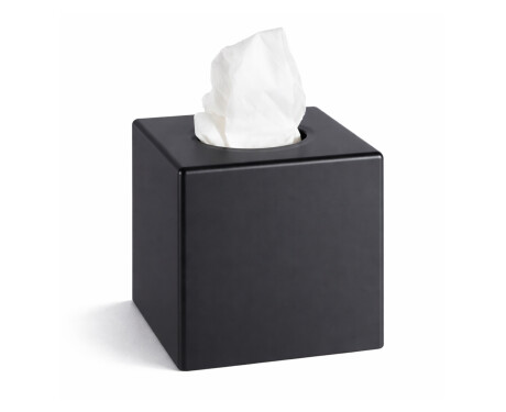 Tissue Dispenser - Cube / Matte Black ABS