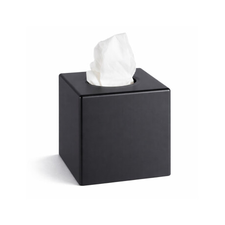 Tissue Dispenser - Cube / Matte Black ABS #1