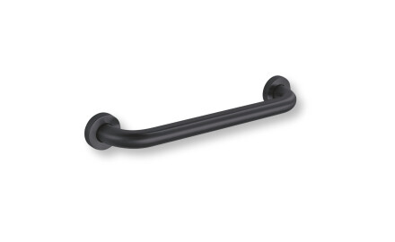 Support rail for people with disabilities, Ø32, straight, STANDARD—40 cm / stainless steel, matte black