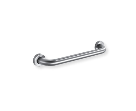 Support rail for people with disabilities, Ø32, straight, STANDARD—40 cm / brushed stainless steel
