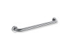 Support rail for people with disabilities, Ø32, straight, STANDARD—60 cm / brushed stainless steel