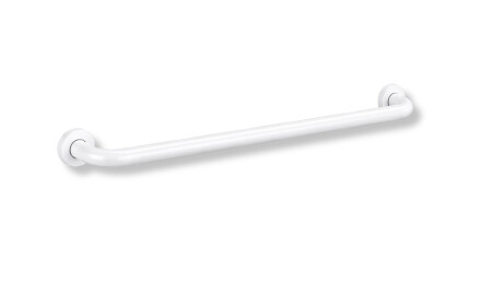 Support rail for people with disabilities, Ø32, straight, STANDARD—80 cm / stainless steel, matte white