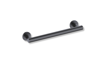 PREMIUM Straight Support Handrail for People with Disabilities, Ø32, 40 cm / Matte Black Stainless Steel