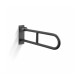 Support Handrail for People with Disabilities, Ø32, Curved, Tilting, STANDARD - 60 cm / Stainless Steel, Matte Black #1