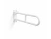 Support Handrail for People with Disabilities, Ø32, Curved, Tilting, STANDARD - 60 cm / Stainless Steel, Matte White