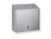 V-fold paper towel dispenser (max. paper load dimensions: 25.5 x 11.5 x 24 cm), R10 series / brushed steel