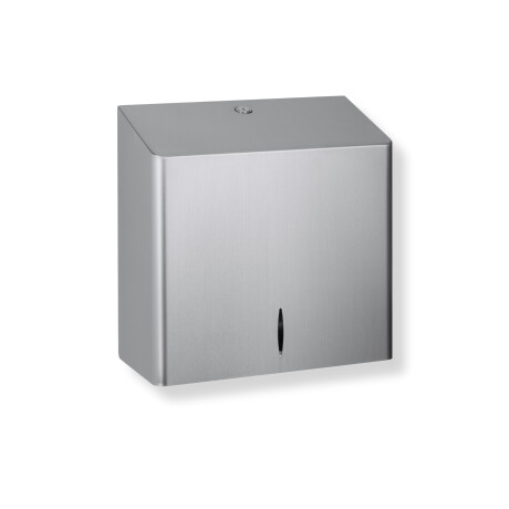 V-fold paper towel dispenser (max. paper load dimensions: 25.5 x 11.5 x 24 cm), R10 series / brushed steel #1