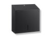 V-fold paper towel dispenser (max. paper load dimensions: 25x11.5x24 cm) R1 series / matte black stainless steel