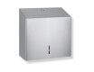 V-fold paper towel dispenser (max. paper load dimensions: 25x11.5x24 cm) R1 series / brushed stainless steel