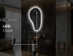 Irregular Mirror LED Lighted decorative design S222 #7