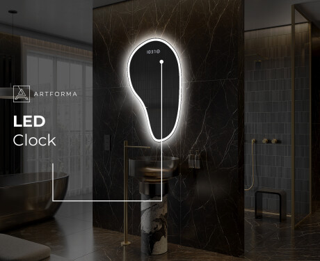 Irregular Mirror LED Lighted decorative design S222 #7