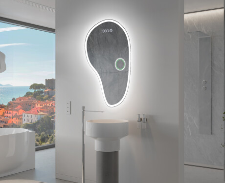 Irregular Mirror LED Lighted decorative design S222 #9