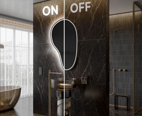 Irregular Mirror LED Lighted decorative design S223 #3