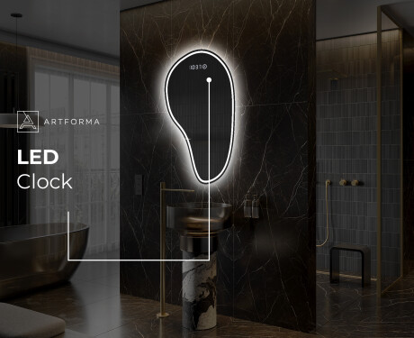 Irregular Mirror LED Lighted decorative design S223 #7